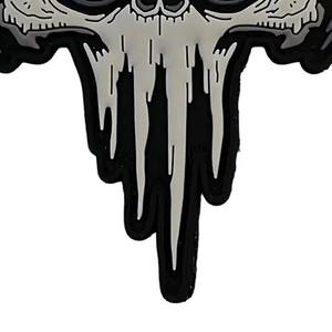 Patch en silicone souple 3D personnalisé en PVC gaufré avec paillettes, décoration de logo économique, toutes couleurs pour vêtements - Product Image 5