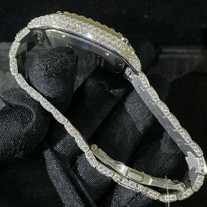 Montre automatique mécanique ETA en acier inoxydable avec cristal saphir, bijoux de beauté artisanaux personnalisés, art unisexe, classique, hip hop - Product Image 4