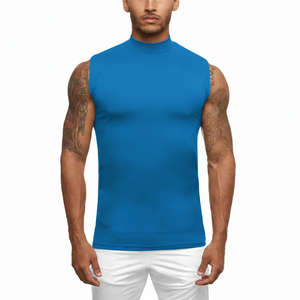 Summer Breathable Quick Dry Embroidery Sports Sleeveless T Shirts Men Mesh Gym Tank Top Fitness <b>Muscle</b> <b>Vest</b> Bodybuilding - Product Image 6