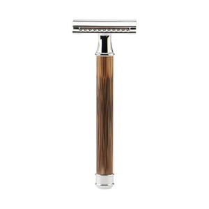Double Edge Shaving <b>Razor</b> Stainless Steel Safety <b>Razor</b> Reusable Manual Beard <b>Razor</b> For <b>Men</b> Professional Wet Shaving Tool - Product Image 4