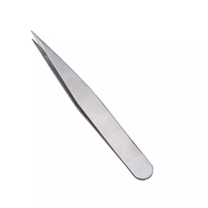 Pinzas para Cejas al por Mayor, Nuevo Modelo, Color Personalizado, Mejor Diseño, Pinzas para Cejas de Acero Inoxidable Plateado - Product Image 2