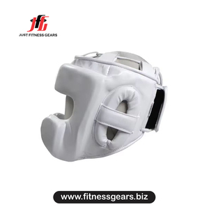 Protector de Cabeza para Boxeo, Material PU, para Adultos, Entrenamiento de Sparring, Artes Marciales, Color Blanco - Product Image 2