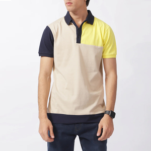 เสื้อยืดแขนสั้นแบบใหม่ ดีไซน์ซับลิเมชั่น โลโก้สั่งทำ ผ้าถัก แห้งเร็ว 100% โพลีเอสเตอร์ สำหรับผู้ชาย เสื้อโปโลเรียบง่ายสำหรับทำงานหรือเล่นกอล์ฟ - Product Image 1