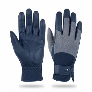 Gants d'équitation durables pour hommes et femmes, gants d'équitation confortables avec paume renforcée, doigts flexibles et poignet sécurisé - Product Image 5