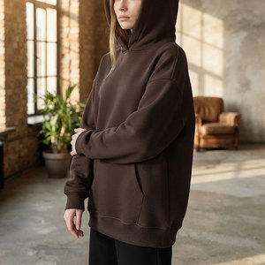Sudadera con Capucha Extra Grande para Mujer, 450 GSM, Duradera, para Uso en Interiores y Exteriores, con Bolsillo Tipo Canguro y Logotipo Bordado - Product Image 6