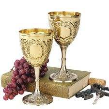 Gobelet à vin en laiton durable avec logo personnalisé OEM, fait main, capacité 500 ml, style moderne et artistique unique pour les acheteurs mondiaux - Product Image 6