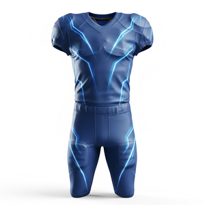 Uniforme de Fútbol Americano Resistente para Equipos de Secundaria y Universidad, Ropa Deportiva Personalizada con Tela Sublimada de Alto Rendimiento - Product Image 1