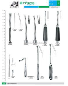 Juego de Retractores Quirúrgicos Tessier A-1 VERITAS Reutilizables Manuales de 20.5 cm, Acabado Mate de Alta Calidad, Instrumentos con Certificación CE - Product Image 6