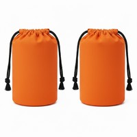 Sacs en toile de coton imprimés sur mesure avec cordon de serrage pour l'emballage de tissus, les cadeaux et le rangement