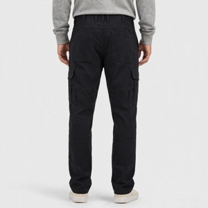 Pantalon cargo pour homme, coupe classique, coton mi-lourd, couleur unie, décontracté, pour l'automne - Product Image 2