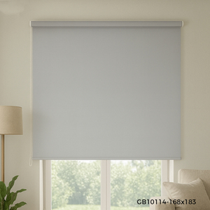 Persianas Enrollables Básicas Mate Gris Claro GB10114 168x183cm, Superventas en Malasia, para Hogar y Oficina, B2B, OEM, Mejor Proveedor, Alta Calidad - Product Image 1
