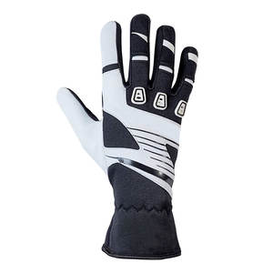 Gants de karting en cuir de haute qualité avec logo personnalisé, antidérapants, légers, compatibles écran tactile, cinq doigts, respirants - Product Image 3