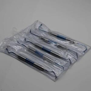 ชุดเครื่องมือยกไซนัสทางทันตกรรมแบบแมนนวล ทำจากเหล็กกล้าไร้สนิม สีน้ำเงิน ด้ามจับแบบมีลายคลื่น ระดับ Class I สำหรับการผ่าตัด Shuja Surgico - Product Image 1
