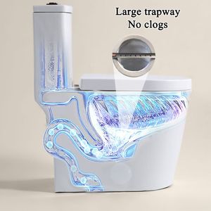 Inodoro Compacto Blanco de Una Pieza de 23 Pulgadas con Doble Descarga para Baños Pequeños con Poco Espacio Profundo - Product Image 5