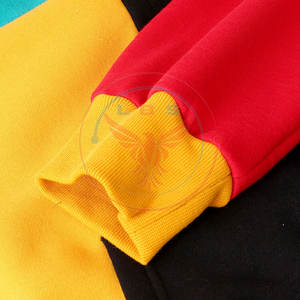 Nouveau design – Sweats à capuche pour hommes, color block, hiver, logo personnalisé, tissu polaire mélange polyester/coton, légers, haute qualité - Product Image 5