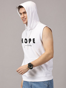 Sudadera sin Mangas para Hombre, Estilo Casual, Poliéster/Algodón, con Bolsillo Canguro, Corte Cómodo y Relajado - Product Image 3