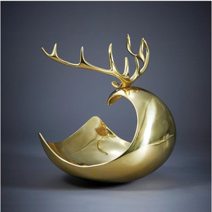 Meilleures ventes : bols de service de luxe en métal de haute qualité, finition argentée brillante et dorée, pour la cuisine. - Product Image 5