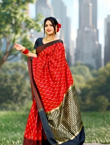 KV Ready to Wear Traditional Printed Woven Silk Party Wedding <b>Saree</b>-Reversible & Wrinkle-Free Quick Dry Autumn - Product Image 3