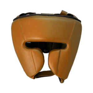 Protège-tête de boxe en cuir synthétique respirant de haute qualité avec options personnalisables - Product Image 1