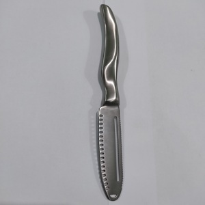 Cuchillo para Mantequilla de Acero Inoxidable, Espátula Multifuncional para Cocina, Herramienta para Rebanar con Ranuras, para Panadería y Uso Diario - Product Image 1