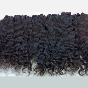 Extensiones de Cabello Indio Remy Virgen al por Mayor, Trama de Piel Procesada a Máquina, Puntas de Una Sola Capa, Rizado Natural - Product Image 5