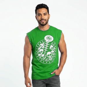 Men Casual Sleeveless Muscle Shirt Stringer Tank Top Gym Fitness Basketball <b>Running</b> <b>Singlet</b> Quick Dry Breathable Customizable - Product Image 4