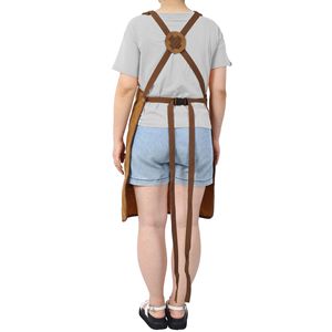 Grembiule da Lavoro in Tela Cerata Resistente da 18 once, Lungo e Completamente Regolabile per Falegnami e Carpentieri, Impermeabile - Product Image 5