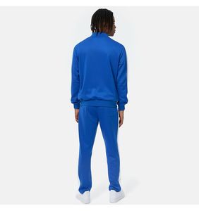 Ensemble de survêtement sportif d'hiver personnalisé pour homme avec capuche, couleur unie, vente en gros, pour le jogging, la course et l'entraînement en salle de sport - Product Image 2