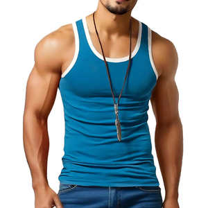Camiseta sin mangas personalizada de la mejor calidad para hombre, para uso en gimnasio, estilo deportivo, de verano, con camisetas de gimnasio modernas para hombre - Product Image 6