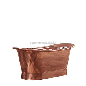 Bañera de cobre de diseño para baño de lujo, diseño interior de spa, durabilidad, comodidad, estilo, elegancia, acabado premium - Product Image 2