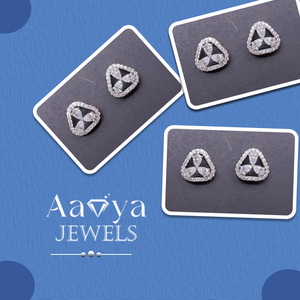 Pendientes de diamantes con forma personalizada para mujer, para usar en todas las ocasiones como fiestas, dan un aspecto real. Compre directamente del proveedor indio. - Product Image 4
