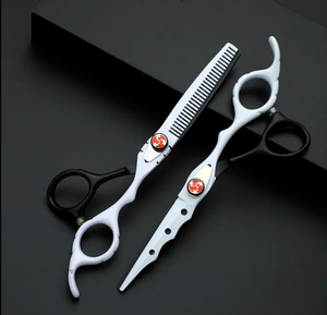 Ciseaux de barbier professionnels et de haute qualité, droits, tranchants, en acier inoxydable, instrument de beauté, ciseaux à effiler - Product Image 4