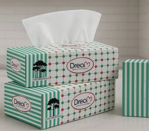 Caja de pañuelos faciales de pulpa de bambú a granel, 2 capas, 200 unidades, suaves, biodegradables, para uso doméstico - Product Image 2