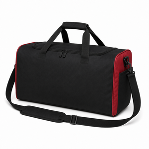 TERZO SPORTS Custom Logo Eco-Friendly Polyester Men's Gym <b>Duffel</b> <b>Bag</b> Shoe Compartment Adjustable Strap Interior Pocket 30-<b>40L</b> - Product Image 3