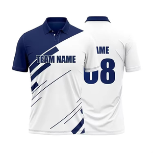 Maillot de sport respirant à manches courtes pour homme en Spandex/Coton, coupe oversize, avec poche unie et impression par sublimation - Product Image 1