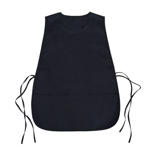 Delantal de cocina personalizado con logotipo, tela de poliéster resistente, diseño de manga corta, perfecto para uniformes de restaurantes y bares. - Product Image 3