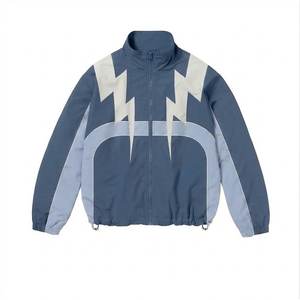 New Demanding Custom Printed Logo Grey Multiple Men's Nylon <b>Wind</b> <b>Breaker</b> Shorts Sets For Summer Wear Men Sets Streetwear Jackets - Product Image 2