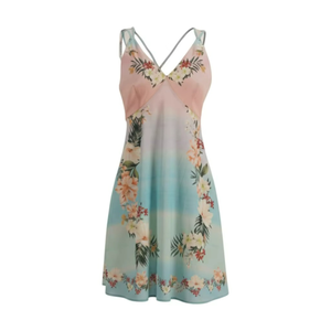 Vestido Casual de Verano para Mujer, Transpirable, de Alta Calidad, Personalizable, de Una Pieza, Venta al Por Mayor de Fábrica OEM/ODM - Product Image 1