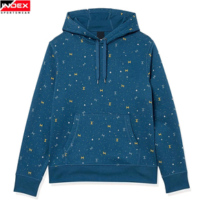 Sudadera con Capucha Azul para Hombre de INDEX SPORTSWEAR, con Estampado, Corte Regular, Informal, con Bolsillo, para Primavera - Product Image 1