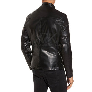 Chaqueta de Cuero de Moda para Hombre, Nueva Llegada, Alta Calidad, Mejor Diseño, Chaqueta de Cuero Personalizada para Invierno - Product Image 3