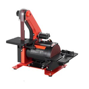 Levigatrice a Disco da 250W 5 Pollici e Levigatrice a Nastro da 1 Pollice x 30 Pollici, Combo da Banco con Piano di Lavoro Regolabile da 0 a 45 Gradi e Aspiratore, Soddisfazione Garantita al 100% - Product Image 1