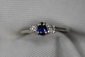 Certified Natural Blue Sapphire <b>Ring</b> Sterling <b>Silver</b> <b>Solitaire</b> September Birthstone Jewelry Gift For Her Elegant Fine Jewelry - Product Image 2