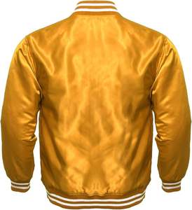 Chaqueta Varsity Moderna de Lona para Uso Casual Universitario, Ligera, Impermeable, Ecológica, Proveedor al por Mayor, Logotipo Frontal - Product Image 4