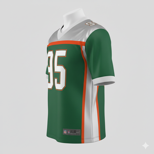 Los Mejores Diseños, Jersey de Fútbol Americano Unisex Personalizado Antiarrugas, 100% Poliéster Transpirable, Ropa Deportiva de Equipo - Product Image 3