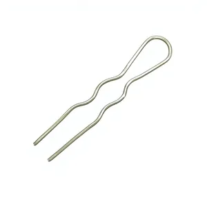 Barrette à cheveux en laiton doré à motif zigzag géométrique, élégante pour femme, idéale pour mariage, Halloween, anniversaire - Product Image 5