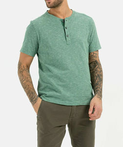 T-shirt de qualité professionnelle, 100% coton, uni, surdimensionné, personnalisable avec impression de logo, taille plus, pour homme - Product Image 1