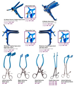 OT SALE 2026 Ensemble de Spéculums Collin en Acier Inoxydable de Haute Qualité, Réutilisables, Instruments Chirurgicaux pour Usage Hospitalier, Classe I, Durée de Vie 3 Ans, Métal - Product Image 1