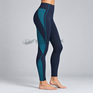 Pantalones de equitación para mujer diseñados con tela elástica, ajuste cómodo y costuras duraderas para el uso ecuestre diario. - Product Image 1
