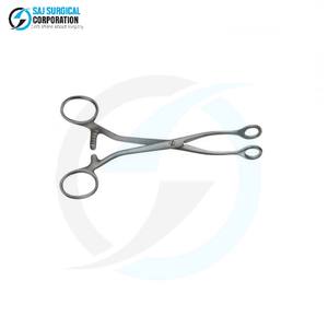 Pinzas Ovárias Doyen, Instrumento Quirúrgico Manual de Acero Inoxidable, Certificado CE Clase II, para Manipulación Segura de Tejidos Ginecológicos - Product Image 2