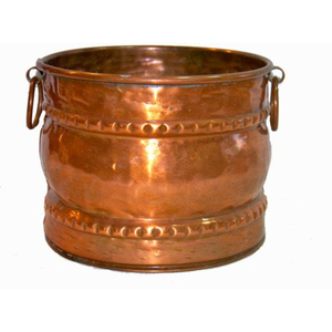 Handmade Hammered Copper Ice Bucket Round Shape Vintage Style with Dual Handles for Party Use Wedding Wine Coolers - Product Image 6